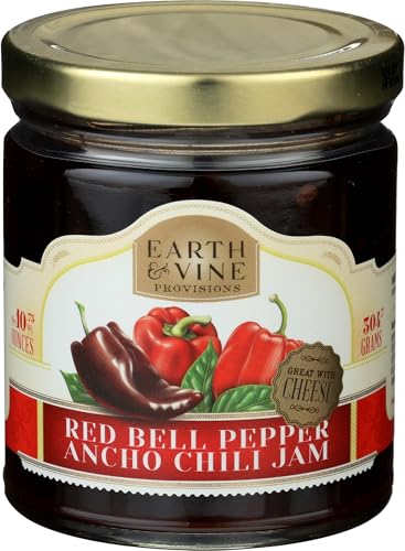 Earth & Vine Red Pepper Chili Jam, 9 OZ