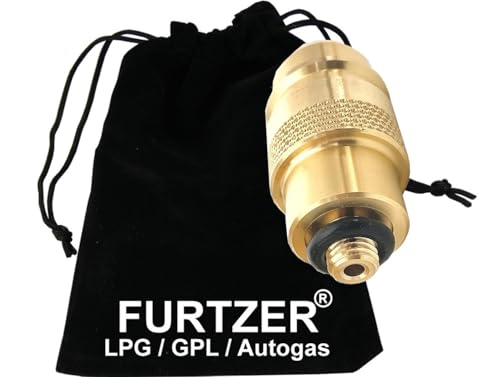 Furtzer LPG GPL Autogas Tankadapter M10 EURONOZZLE kurz Adapter mit Stoffbeutel