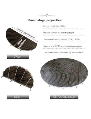 Plataforma elevadora semicircular ideal para bodas y eventos 5