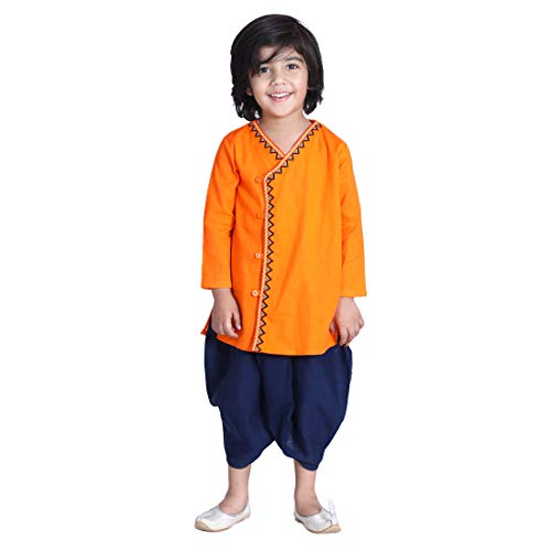 Image of BownBee Kids Ethnic Wear Dhoti Kurta Set | Traditional Festive Clothing for Children | Indian Wedding & Celebration Wear | Comfortable Fit