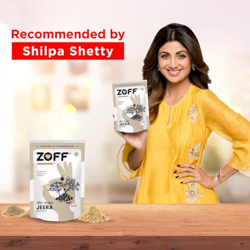 Image of Zoff Jeera Powder - Authentic Jeera Powder for Rich Flavor & Aroma - Cool Grinding Technology for Freshness - Hygienically Packed - Long Shelf Life - 300g (Pack of 3)