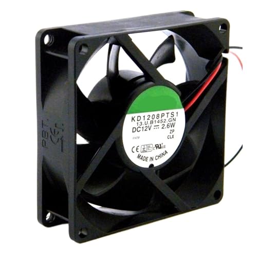 Ventilateur de refroidissement 12V contre la surchauffe de serveur et matériel 8025