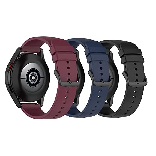 Smartwatch Band Replacement for Samsung Galaxy Watch 4 Active/Active 2 & Watch 3 40mm 41mm 42mm 44mm, Gear S2 Classic/Gear Sport Garmin Vivoactive 3