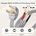 Cable Matters 10 AWG 3 Prong Dryer Cord - 10ft, 30A / 7500W Rated, NEMA 10-30P to 3-Wire Appliance Cord, Dryer Plug 3 Prong, Gray