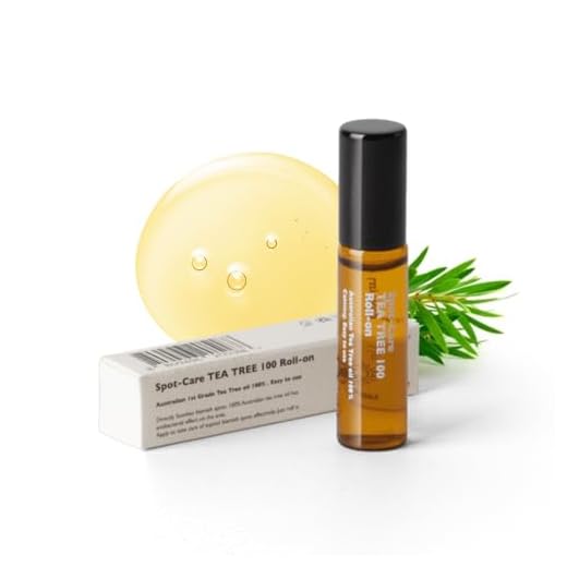 Lazy Society Teatree oil Roll-On 100% Spot Care for Acne Treatment (0.18 Fl Oz (Pack of 1))