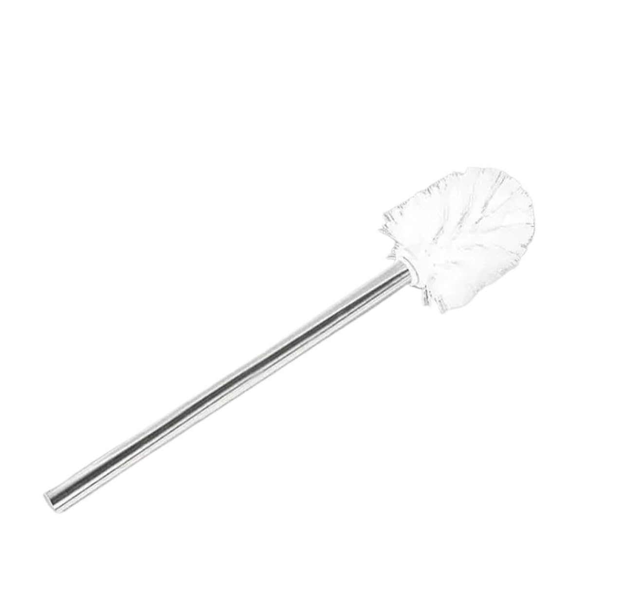 Toilet ScrubberStainless Steel Toilet Brush Toilet Cleaning Brush Plastic Toilet Cleaning Brush Daily Necessities Practical(Black) (One Color White)