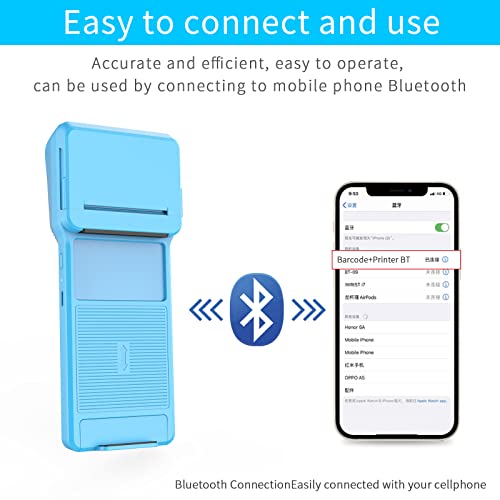 Symcode Pos Receipt Printer 58Mm Thermal Receipt Printer Bluetooth Handheld Pos Machine Receipt Printer,Mobile Pos Portable Back Clip Receipt Printer For Sales Retail Print #TOP3