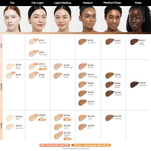 Image of JUNG SAEM MOOL Essential Skin Nuder Cushion | Natural Finish, Buildable Coverage Cushion Foundation by Korean Makeup Artist (Mini, 0.17 Fl Oz), 26W Oat