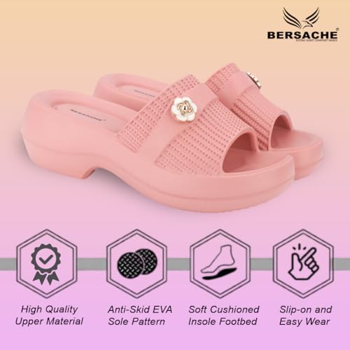 Image of BERSACHE Extra Soft Classic Casual CHAPPAL with Regular wear with Ultra Soft & Flexibility Technology Slippers for Women 's