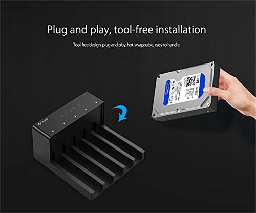 Estación Dock USB 3.0 5 Bahías para HDD 6558US3-C miniatura 6