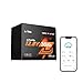LiTime 12V 30Ah Ice Fishing & Portable Bluetooth LiFePO4 Battery, 12 Volt Mini Self-Heating Lithium Battery, 4000+ Deep Cycle, Built-in BMS, Low-Temp Protection for Fish Finder, Kayak, Camping