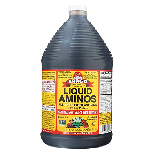 Bragg Liquid Aminos, 1Gallon Pack of 4