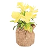 Vase de fleurs artificielles pour la décoration intérieure : aucun entretien quotidien n’est nécessaire, les fleurs artificielles en pot sont faciles à entretenir et conservent toujours leur aspect réaliste