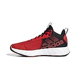 adidas Herren OWNTHEGAME 2.0 Sneaker, Vivid red/FTWR White/core Black, 43 1/3 EU