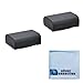 2 Pentax D-LI90 Replacement Batteries for Pentax K-5 II, K-5 IIS, K-01, K-7, K-5, K-3, and 645D DSLR Cameras + eCostConnection Microfiber Cloth