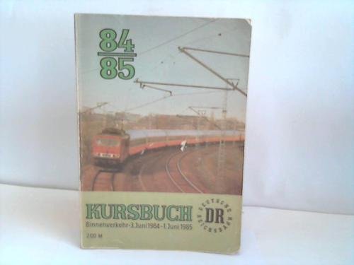 Binnenverkehr. Jahresfahrplan 1984/85