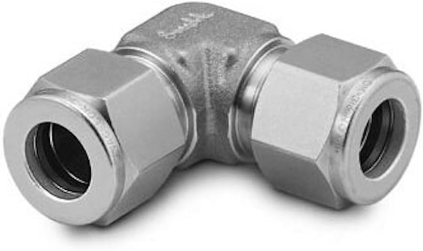SWAGELOK, SS-600-9, Stainless Steel Swagelok Tube Union Elbow, 3/8 in.