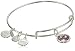 Alex and Ani Bangle Bar June Imitation Birthstone Shiny-Silver Tone Expandable Bracelet
