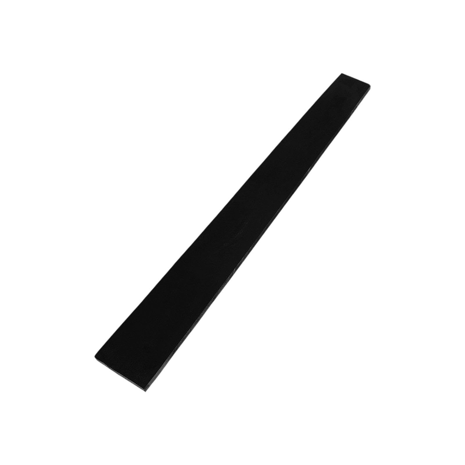 Colaxi Guitar Fretboard Replace Smooth Sturdy Black Professional Polished Wooden Fingerboard Ebony Fretboard Bass Neck for Amateurs