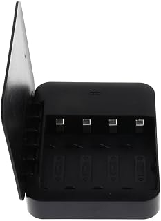 Universal 4x AA Battery USB Travel Emergency Charger For Phones MP3 Black