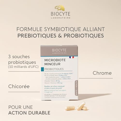 Microbiote Minceur Biocyte Chicorée Chrome et Vitamines