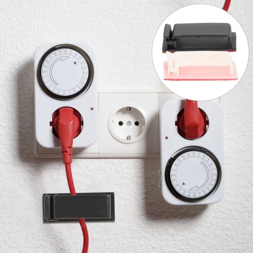 20pcs Sujetadores Organizadores de Cables para Escritorio sin Perforación Diseño de Plástico para Evitar Enredos miniatura 5