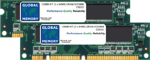 128MB (2 x 64MB) DRAM SODIMM ������RAM�L�b�g �V�X�R 2600XM ���[�^�[ (MEM2650-2X64D)�B