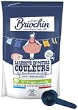 Jacques Briochin Lessive en Poudre Couleurs au Bicarbonate de Soude 1,75L - Certifiée ECOCERT - Fabrication Artisanale Française