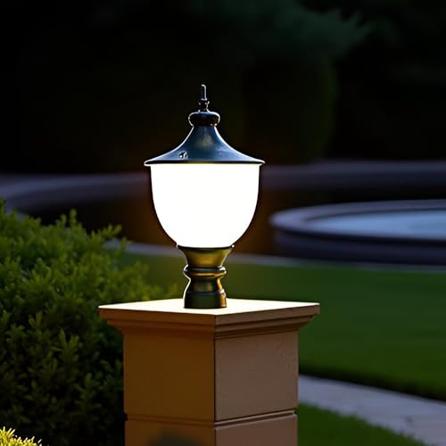 Image of BrighLyt Water Resistance Gate Light, Gate Lamps for Main Gate, Outdoor Lights, Pillar gate Light, Farmhouse and Decorative Lights (GL07, Pack of 1)
