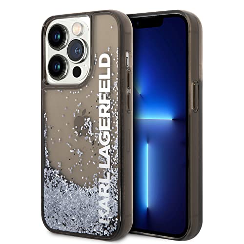 Karl Lagerfeld KLHCP14XLCKVK Coque Rigide pour iPhone 14 Pro Max 6,7" Noir