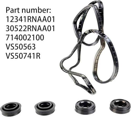 Image of VS50741R Engine Valve Cover Gasket Set Fit for 2006-2015 Honda Civic for 2016-2017 HR-V for 2013-2015 Acura ILX 1.8L 2.0L L4 12341RNAA01
