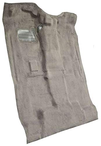 Automotive Carpet Compatible with 1997 to 1998 Chevrolet Extended Cab Pickup Truck, with Rear Floor Vents (8075-Medium Grey Plush Cut Pile)