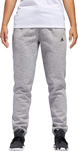 Adidas femme pantalon gris XL jogging sport coupe droite confortable