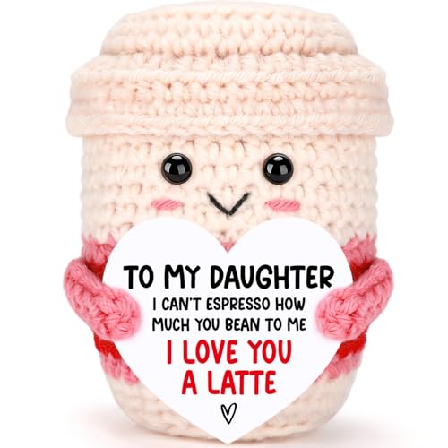 Nurse Week Gifts for Women Female Nurse Appreciation Practitioner RN Nurses Gift 2026 Nursing School Graduation Gifts for Student Preceptor Handmade Crochet Pink Coffee Mug for Mom Sister Friend
