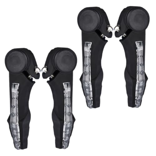 MUELODSIC 2 Pairs LED Bike Turn Signal Lights Handlebar Grip Indicators with Screws High Intensity Front Turn Signal Lights for Night Riding Safety Bicycles