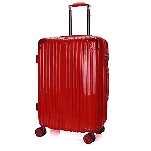 LYHLYH Suitcasecollege Alta Capacidad de Cuadro de código antirrobo Caja de la Carretilla de Peso Ligero del Estuche rígido Cabina Grande Carry-ontravel ABS Ruedas giratorias 4,h,20in