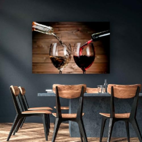 Art mural d'exception : peinture classique sur verre en version impressions sur toile haut de gamme