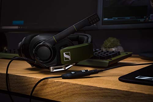 Sennheiser GSP 550 Micro-casque de gaming pour PC avec son surround 7.1 Noir/Vert - Les Beatles, Paul McCartney, John Lennon, RIngo Starr, George Harrison Sennheiser GSP 550 Micro-casque de gaming pour PC avec son surround 7.1 Noir/Vert – Image 3