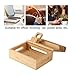 KAJHSTLOZ Bamboo Charging Storage Rack Mobile Phone Watch Rack Holder Organizer For Home Office Use