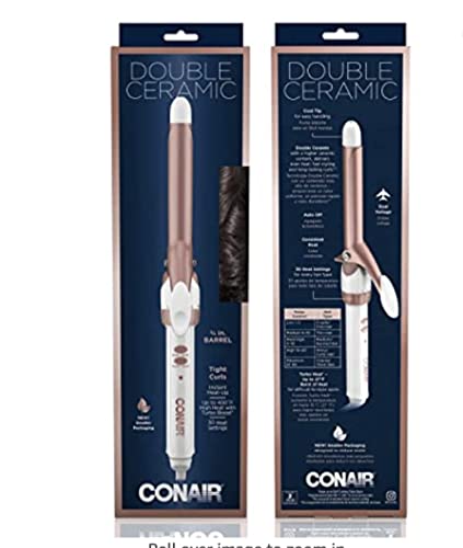 Conair CD700CSR Double Ceramic 3/4-Inch Curling Iron, ¾-Inch Barrel Produces Tight Curls – For Use On Short To Medium Hair thumb #6