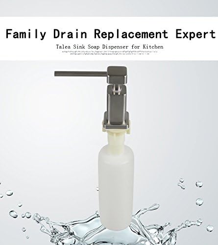 Talea Kitchen Sink Stainless Steel Soap Dispenser Handfree Auto-soap for Kitchen and Bathroom