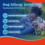 Dog Allergy Relief Chews – 180 Soft Chews, Duck & Pear Flavor - Immune Support & Itch Relief with Colostrum, Astragalus Root, 6-Strain Gut Health Blend - Image 5