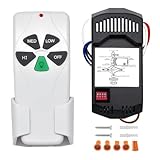 Universal Ceiling Fan Remote Control Kit, Compatible with 53T HD5 UC7030T Remote, Fan Remote Control with...