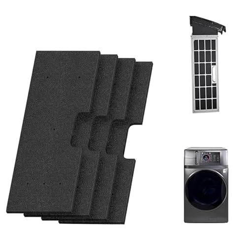 KEIPAN Washer Dryer Combo Lint Filter Replacement, Compatible with GE Washer Dryer Combo, WH01X35719 Washable Sponge Filter for PFQ97HSPVDS (4-Pack)