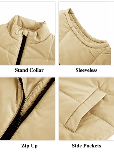 Image of Meikulo Boys Puffer Vest Zip Up Quilted Gilet Sleeveless Jackets