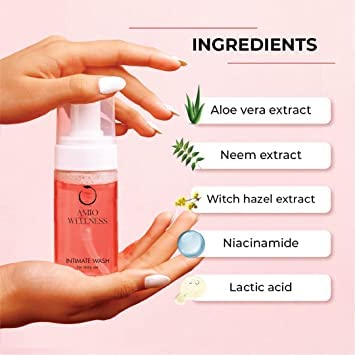 Miyuu Intimate Wash For Women | 100% Alcohol-Free | Ph Balanced | Hygiene Wash | Pure & Natural | Paraben-Free | Sulfate-Free | 100Ml #TOP4