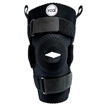Hinged Knee Brace For Recovery | Adjustable Medical Grade Stabilizer with Patella Support, Latex-free, Made in USA for L Thighs 22-24 Measured 4 Above the Patella, Unisex