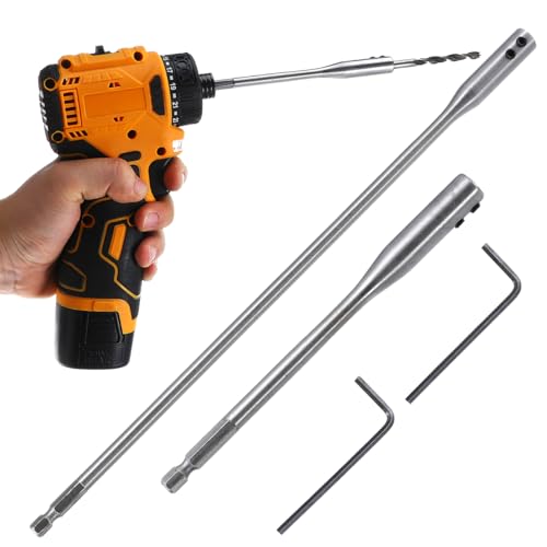 SEWOART 1 Satz Verlängerungsstange Bohren Bohrerverlängerung Verlängerungen Für Holzspatenbohrer 5/8 Bohrer Bohrverlängerung Handwerkzeuge Verlängern Stahl Mit Hohem Kohlenstoffgehalt