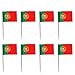 ABOOFAN 100Pcs Portugalskie Wykałaczka Flagi Mała Mini Kija Portugalia Flaga Ciasta Owocowego Dla Amerykańskiego Dnia Wojskowego Imprezowe Wydarzenia Świętowanie