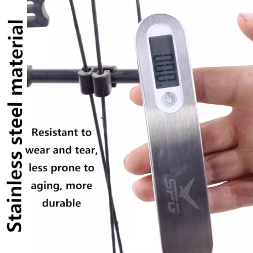 FUNTRESS Bow Scale for Draw Weight Archery Digital Bow Poundage Scale with Peak and Hold Function Measures up to 110 lbs - Thumbnail 3